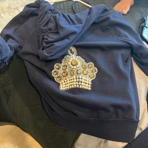 Twisted Heart Zip Hoodie